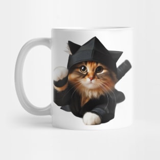 Purrfectly Stealthy Ninja Cat Mug